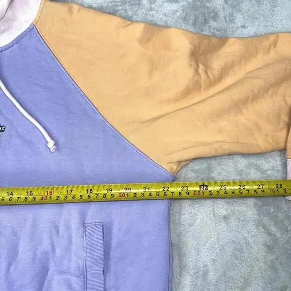 Teddy Fresh x Looney Tunes Colorblock Hoodie Size M Embroidered Graphic Fleece - Picture 6 of 8